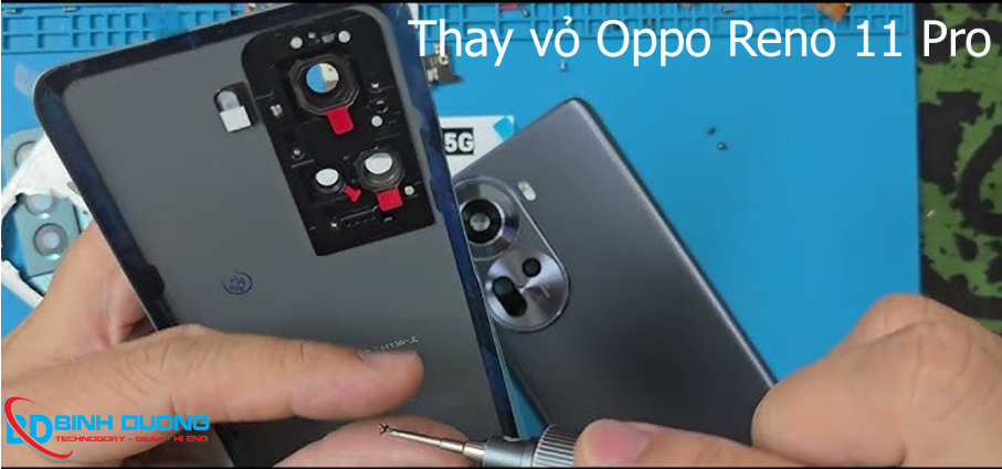 Quy trình thay vỏ Oppo Reno11 Pro