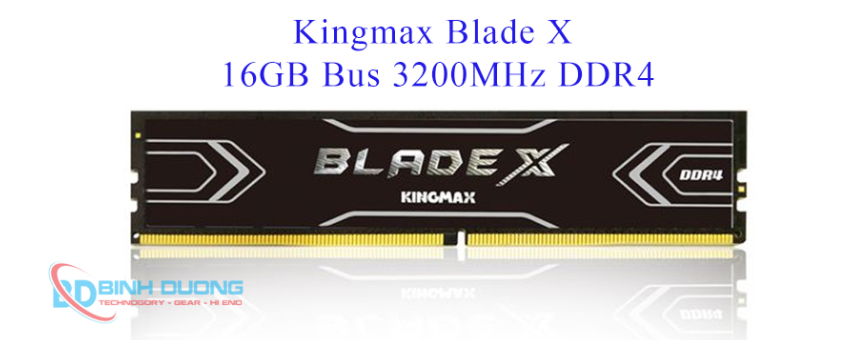 Ram PC Kingmax Blade X 16G Bus 3200 Tản Nhiệt Nhôm
