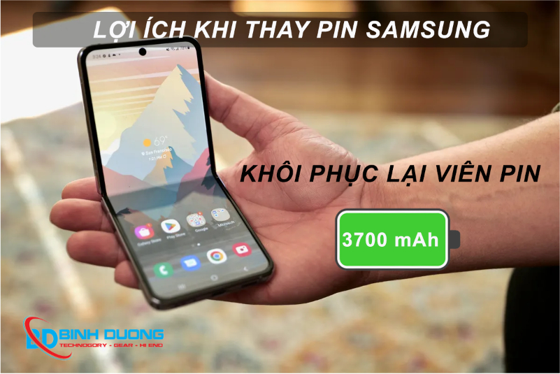 Thay pin Samsung Z Flip 5