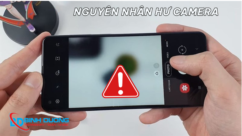 Nguyên nhân hư camera Samsung A05