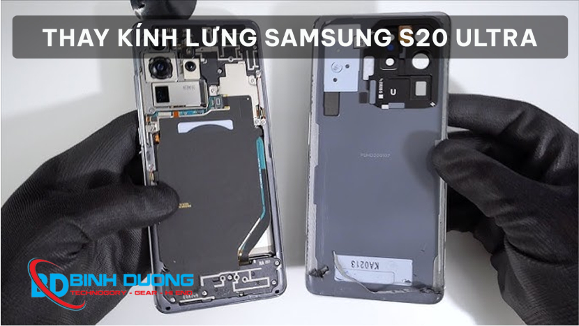 Thay nắp lưng Samsung S20 Ultra