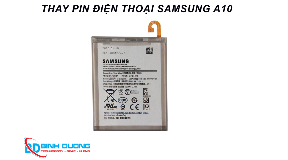 Thay pin Samsung A10