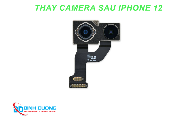 Thay camera sau iphone 12