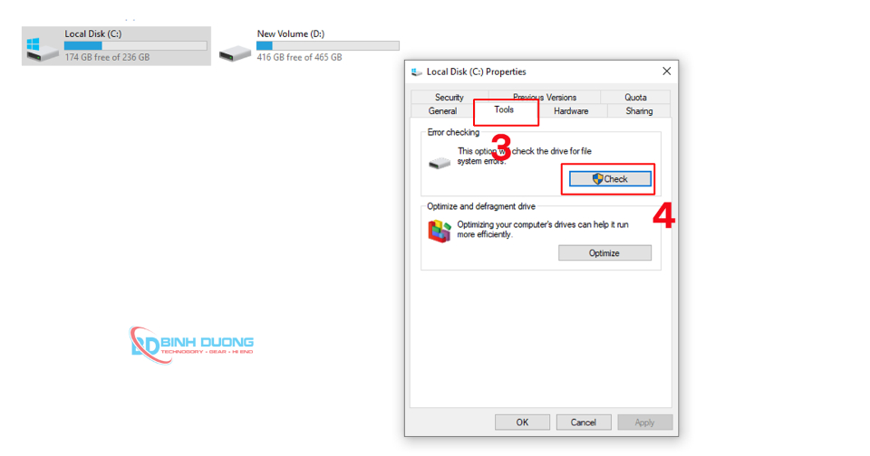 Kiểm tra và sửa lỗi ổ cứng bằng lệnh chkdsk trên Windows