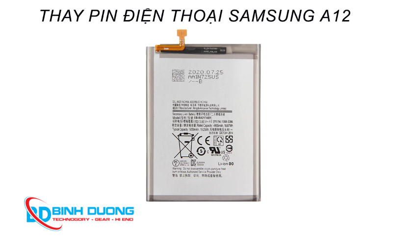 Thay pin Samsung A12