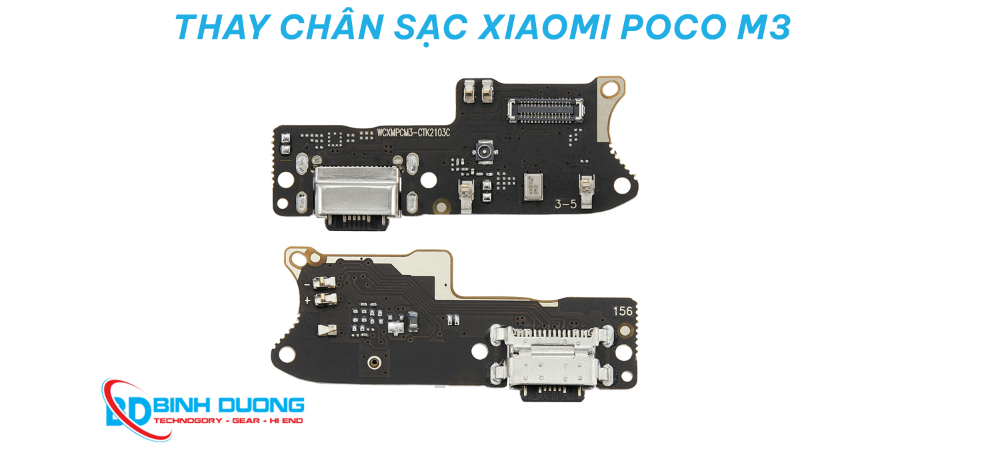Thay chân sạc Xiaomi POCO M3