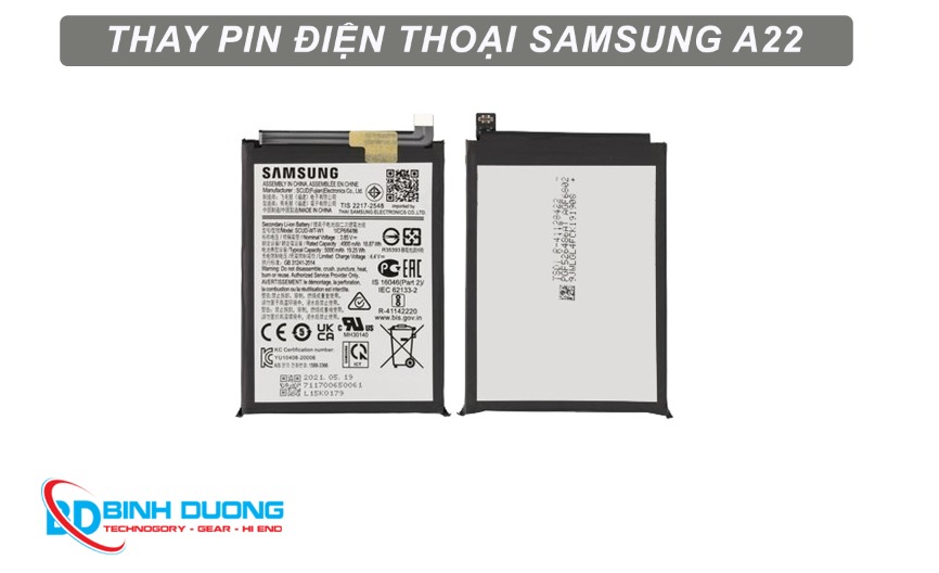 Thay pin Samsung A22