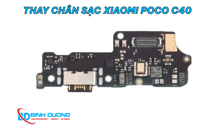 Thay chân sạc Xiaomi POCO C40