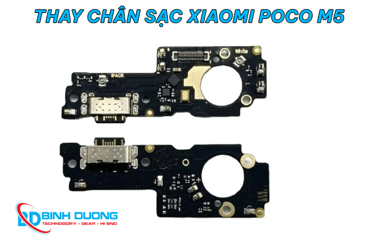 Thay chân sạc Xiaomi POCO M5