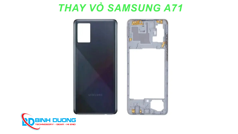 Thay vỏ điện thoại samsung A71