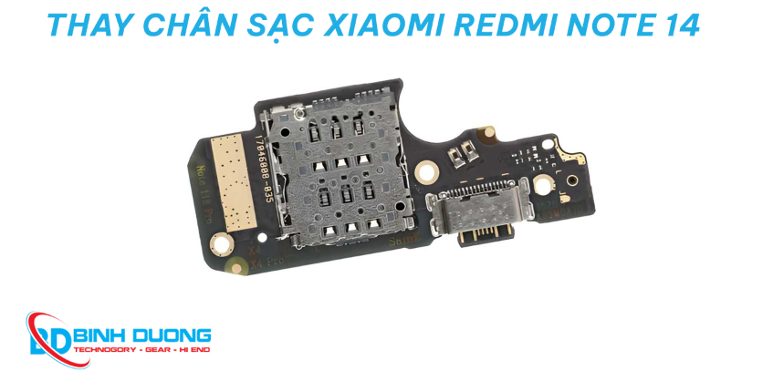 Linh kiện chân sạc Xiaomi Redmi Note 14 chính hãng