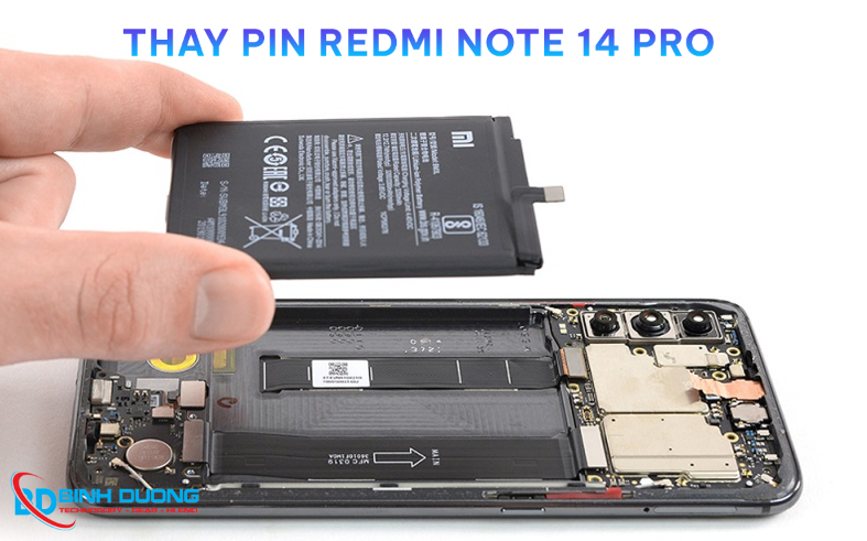 Thay pin Xiaomi Redmi Note 14 Pro