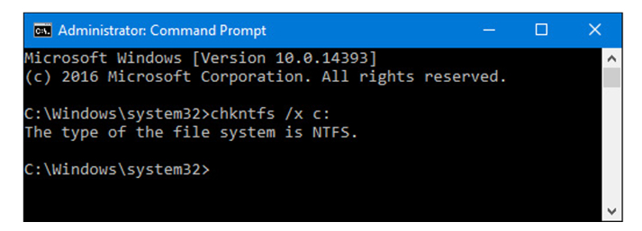 Kiểm tra và sửa lỗi ổ cứng bằng lệnh chkdsk trên Windows 10