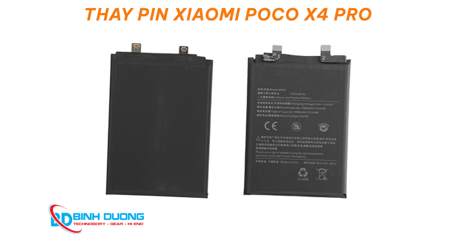 Thay pin Xiaomi POCO X4 Pro