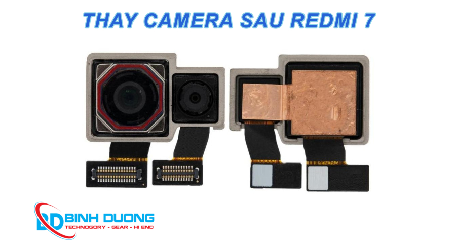 Thay camera sau Xiaomi Redmi 7