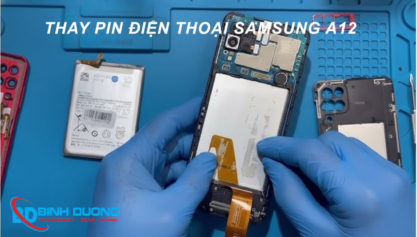 Thay pin Samsung A12