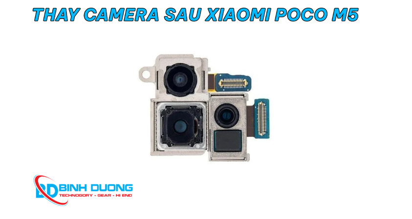 Thay camera sau Xiaomi Poco M5