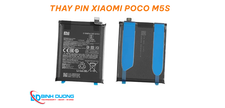 Thay pin Xiaomi POCO M5s