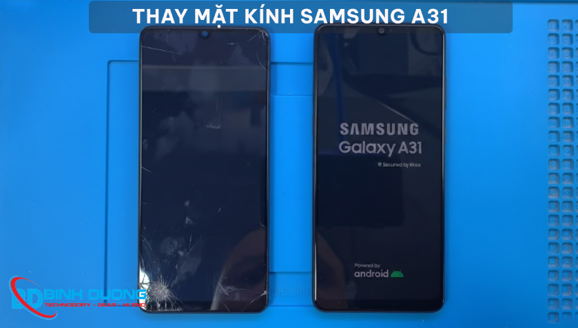 Thay mặt kính Samsung A31