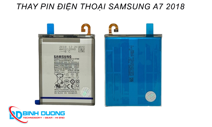 Thay pin Samsung A7 2018