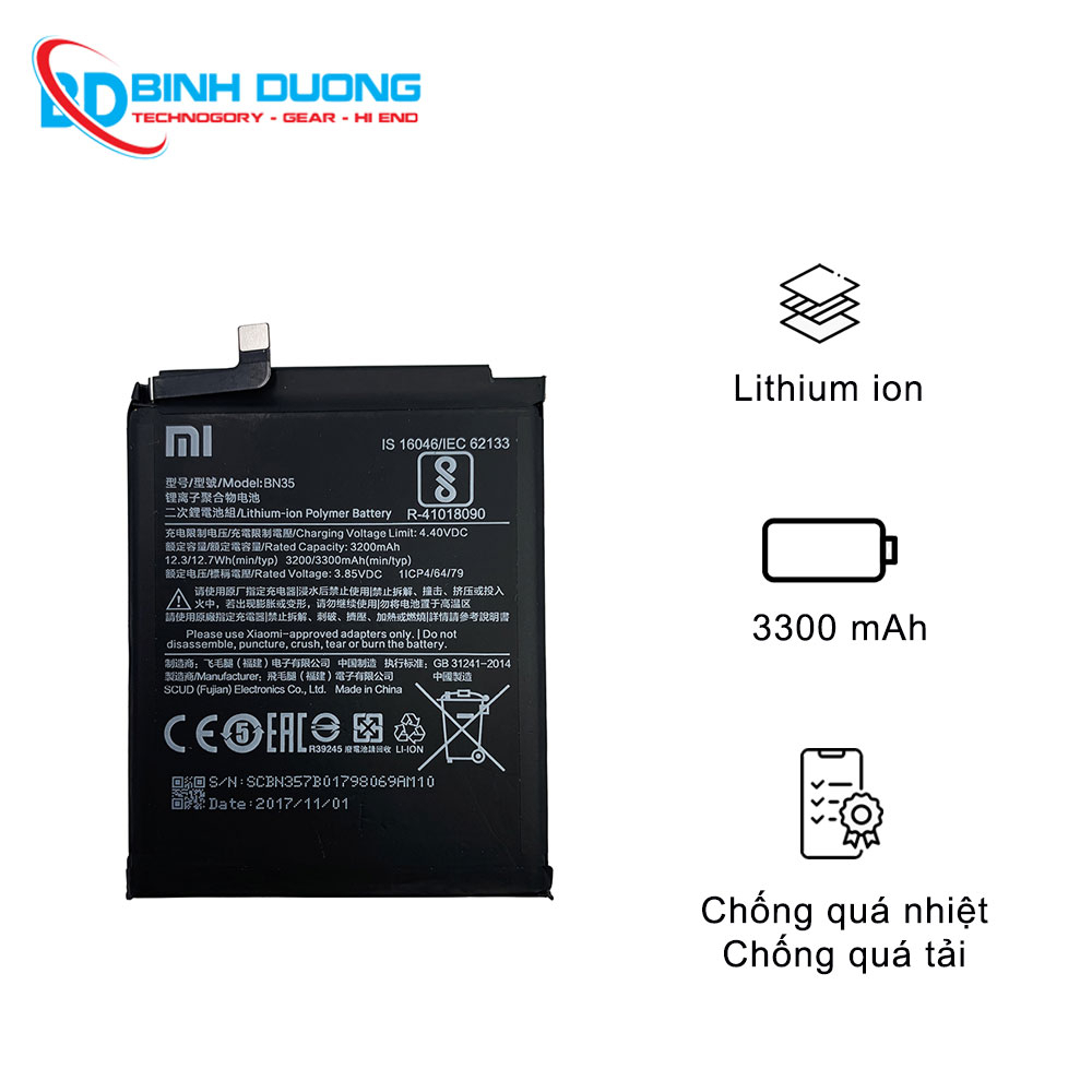 Thay pin Xiaomi Redmi 5