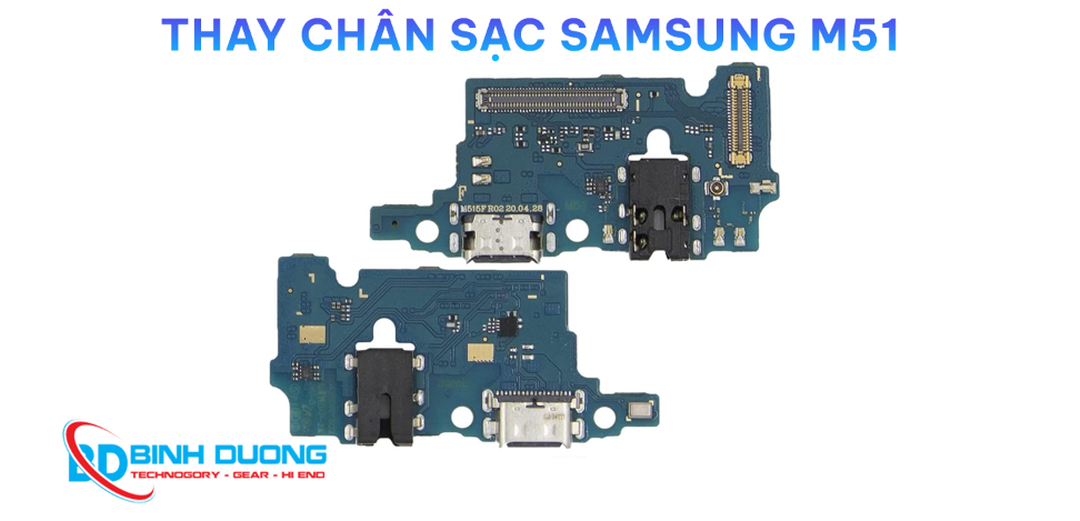 Thay chân sạc Samsung M51