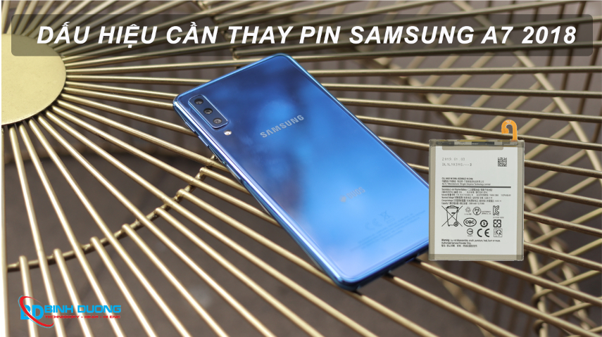 Thay pin Samsung A7 2018