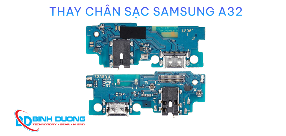Thay chân sạc Samsung A32