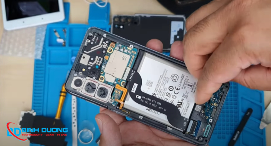 Thay chân sạc Samsung S21 Ultra