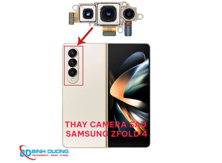 Dịch Vụ Thay Camera Sau Samsung Z Fold 4