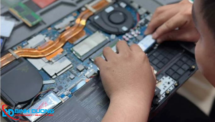 Quy Trình thay quạt Laptop tại Bình Dương Computer