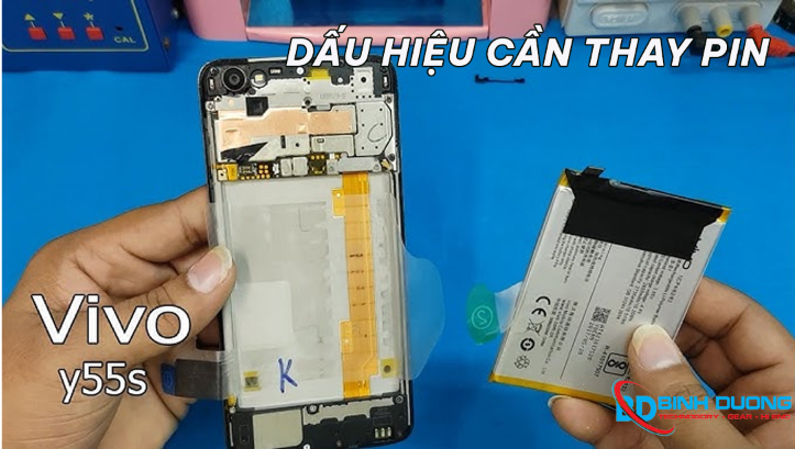 Dấu hiệu cần thay pin Vivo Y55s