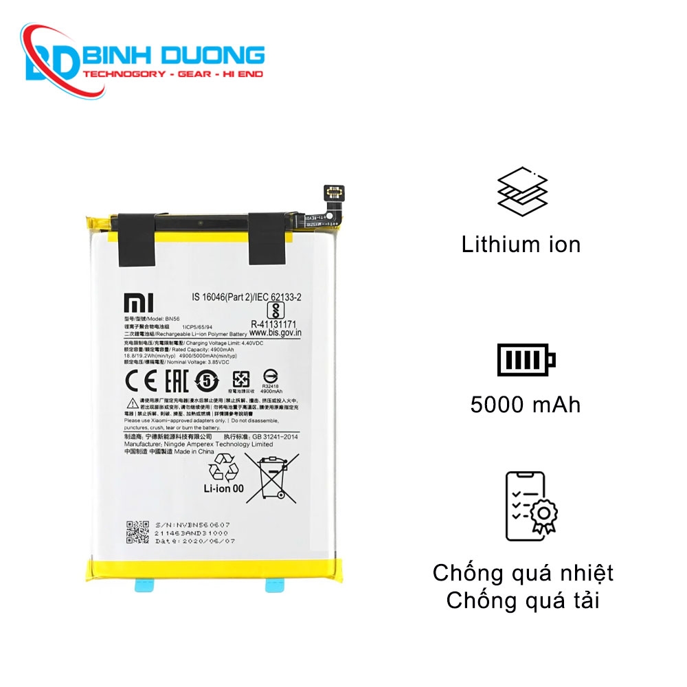 Thay pin Xiaomi Redmi A1 Plus