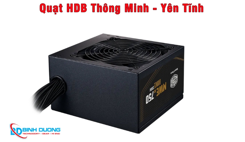Vận hành yên tĩnh với quạt HDB thông minh