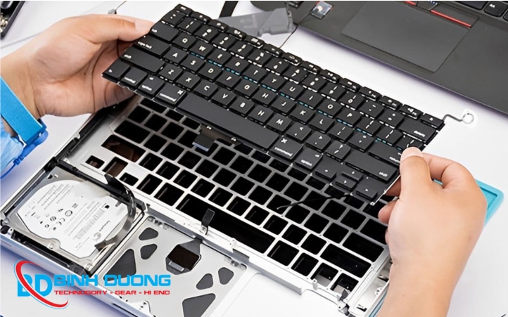 Quy trình thay bàn phím tại Computer Bình Dương
