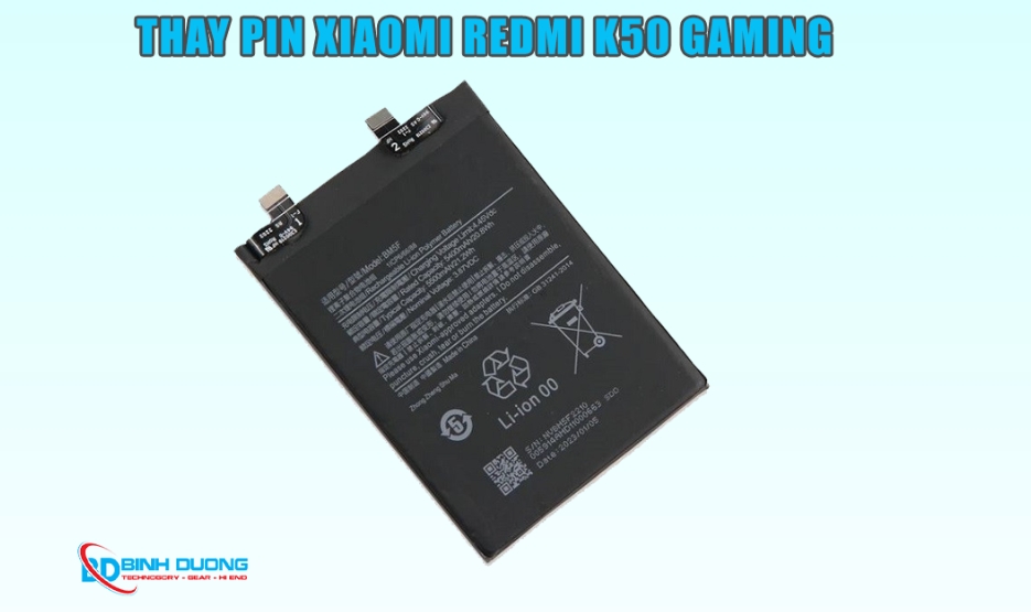 Dịch vụ thay pin Xiaomi Redmi K50 Gaming