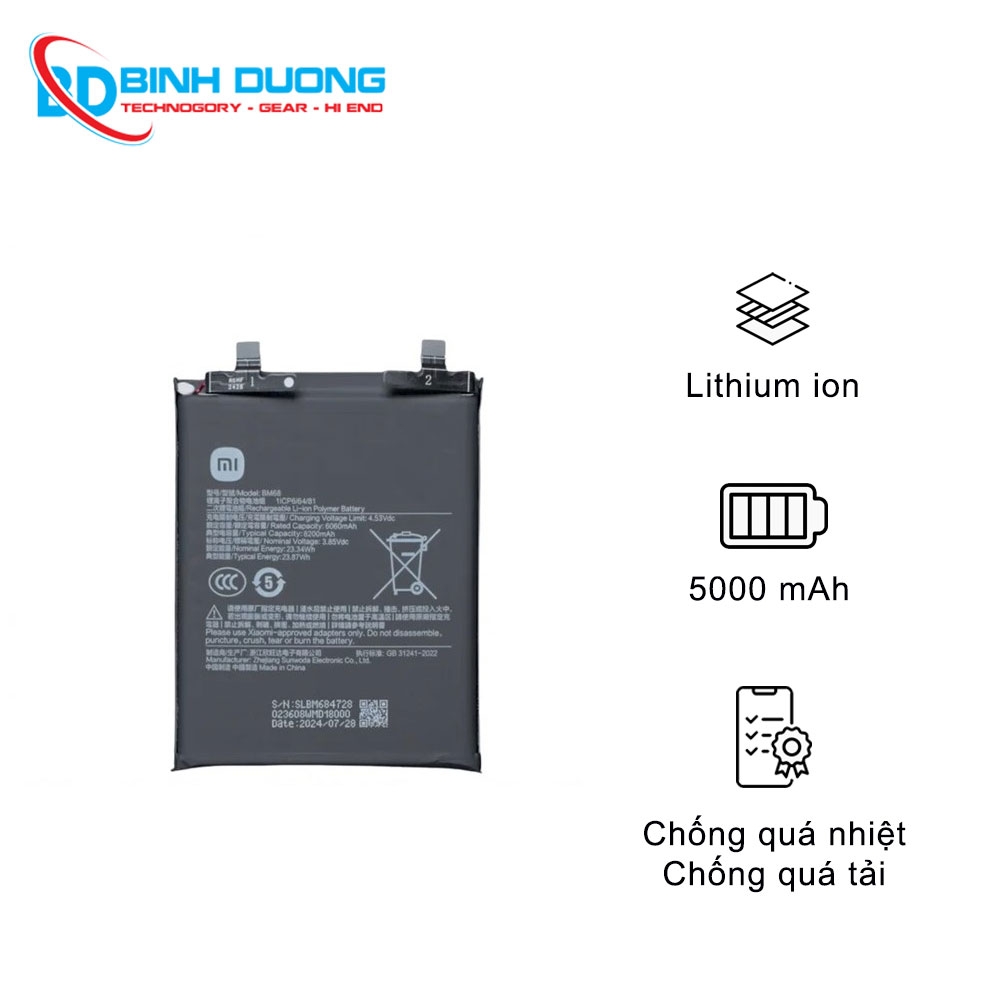 Thay pin Xiaomi Redmi 14C