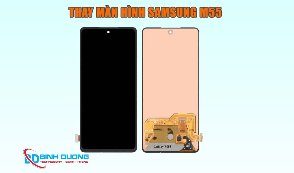 Dịch vụ thay màn hình Samsung M55 tại Computer Bình Dương