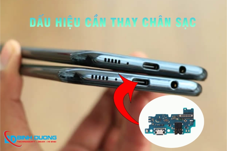 Dấu hiệu cần thay chân sạc Samsung A50 ngay