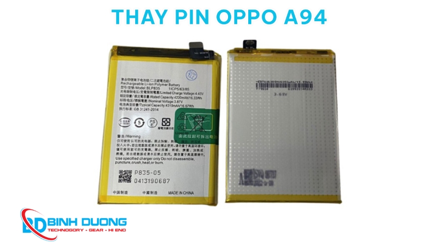 Dịch vụ thay pin Oppo A94 chuyên nghiệp