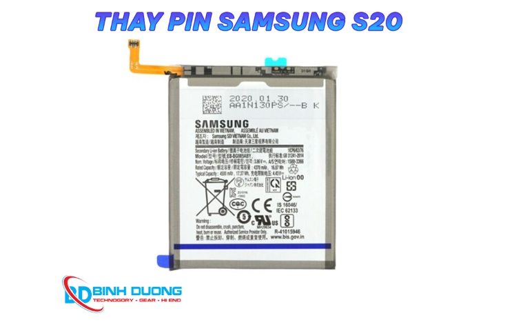 Dịch vụ thay pin Samsung S20 tại Computer Bình Dương