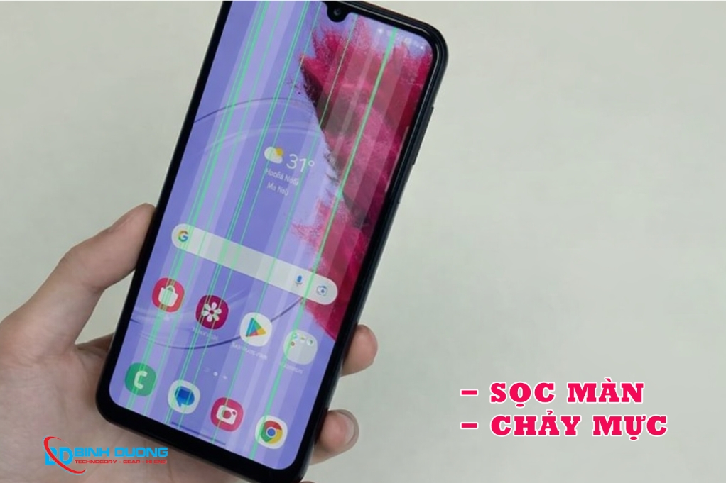 Các tình trạng hư hỏng màn hình Samsung M34 thường gặp