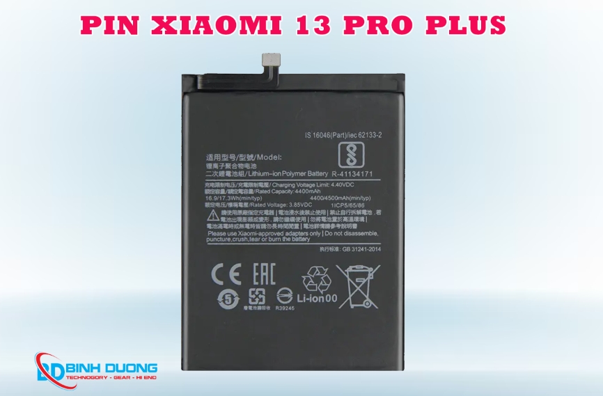 Dịch vụ thay pin Xiaomi Redmi Note 13 Pro Plus