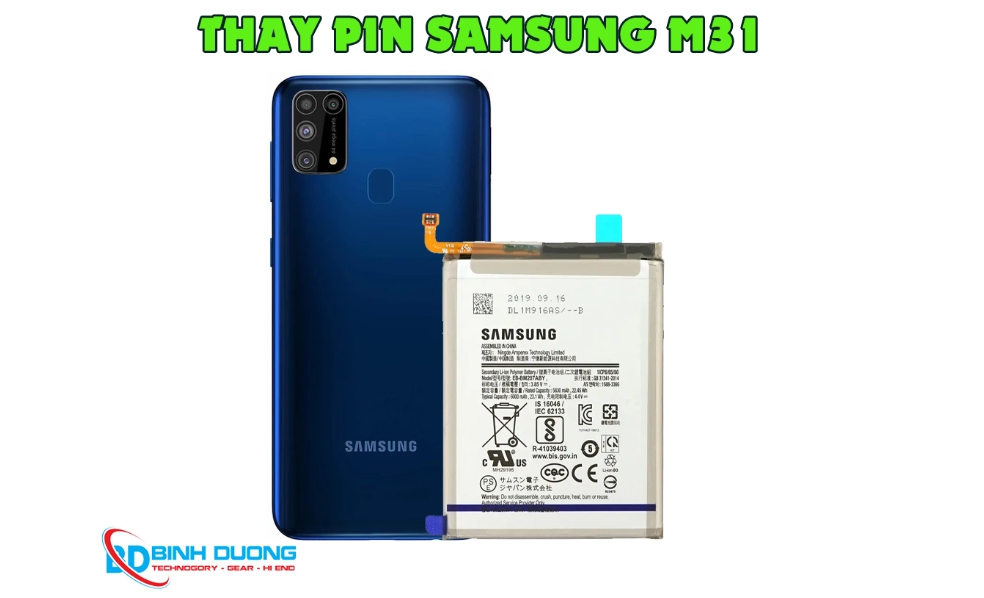 Dịch vụ thay pin Samsung M31