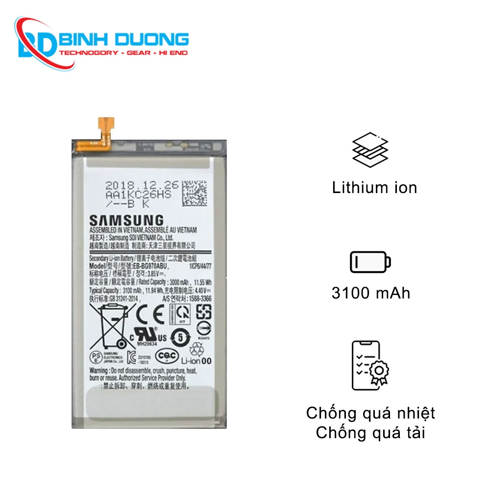 Thay pin Samsung S10e