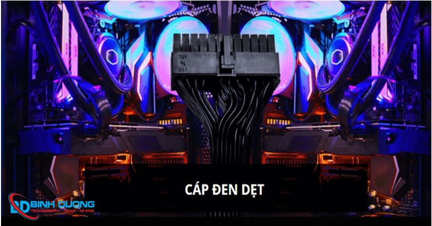 Cáp đen dẹt (Flat Cable) thẩm mỹ và gọn gàng