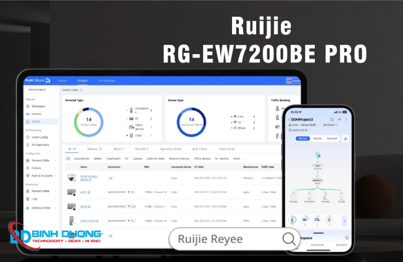 Reyee Mesh & Quản lý Cloud thông minh