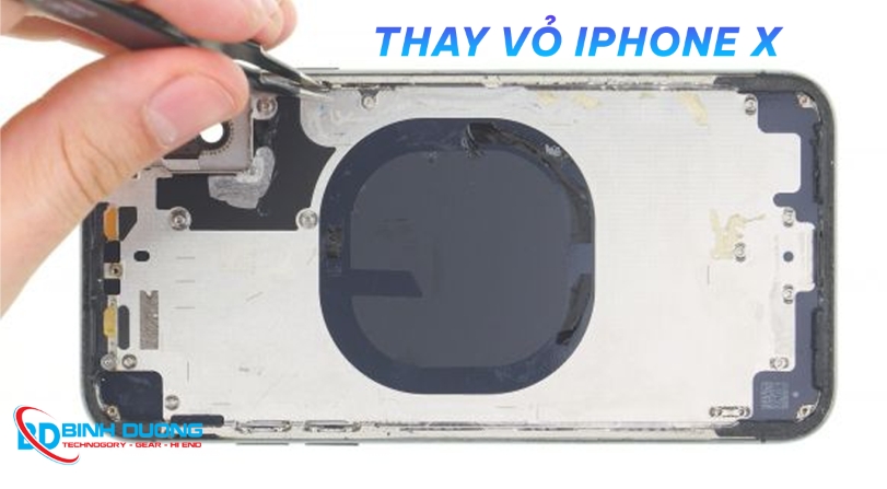 Quy trình thay vỏ iPhone X
