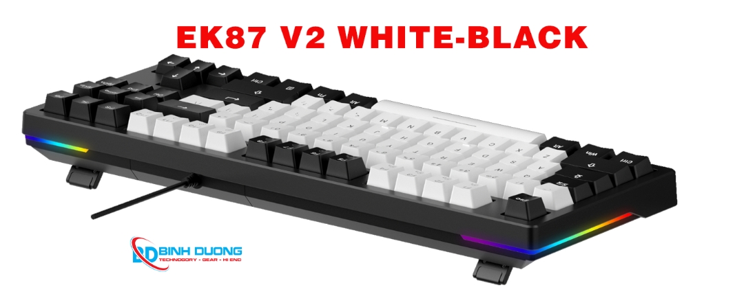 Đặc điểm nổi bật của bàn phím cơ Dareu EK87 v2 White-Black
