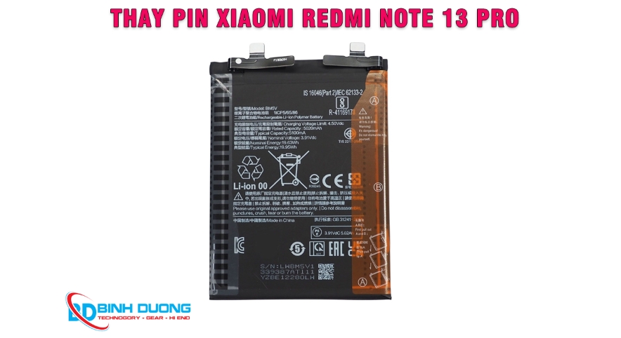 Giới Thiệu Dịch Vụ Thay Pin Xiaomi Redmi Note 13 Pro